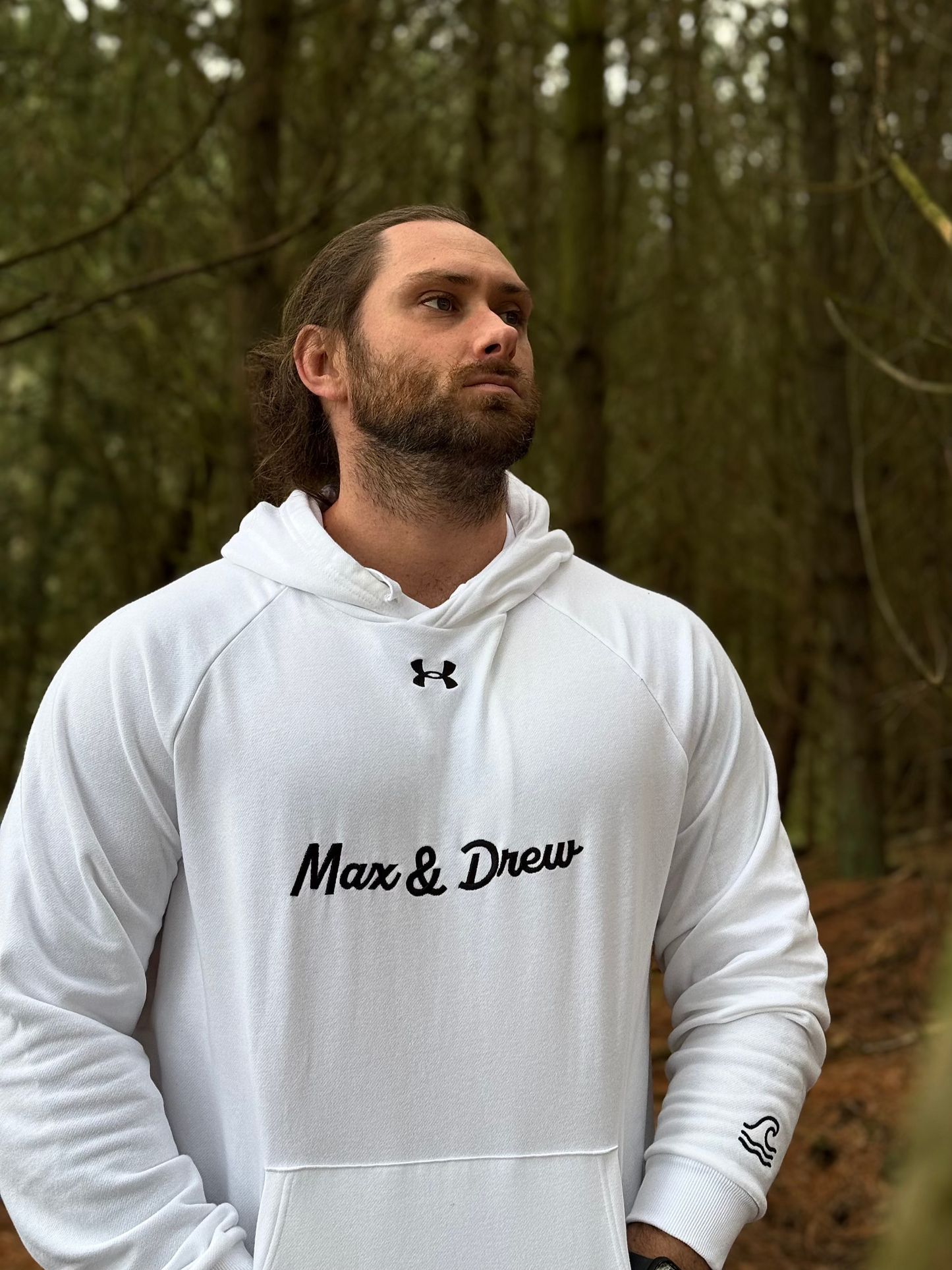 UA x Max&amp;Drew – Kapuzenpullover mit Wellenstickerei